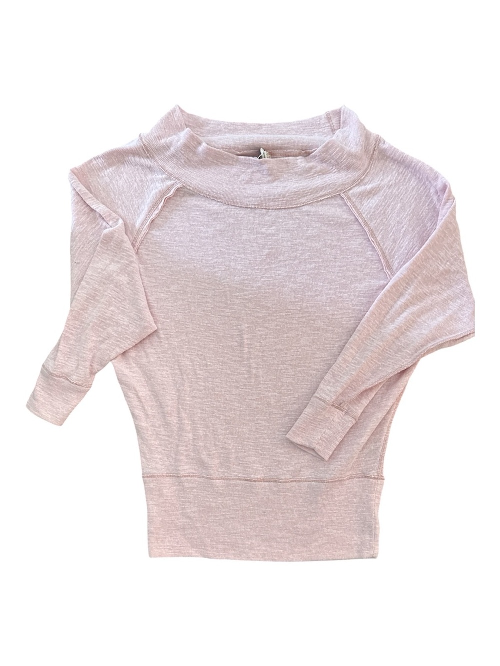 Free People Off-the-Shoulder Sweater in Light Pink